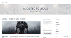 Desktop Screenshot of addictedtoludus.com