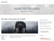 Tablet Screenshot of addictedtoludus.com